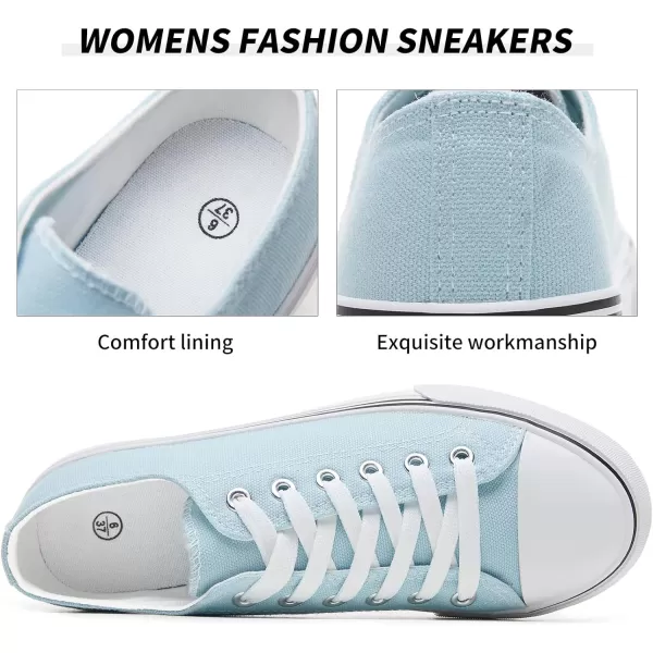 FRACORA Womens White Canvas Sneakers Low Top Canvas Shoes for Men Fashion Unisex Sneakers