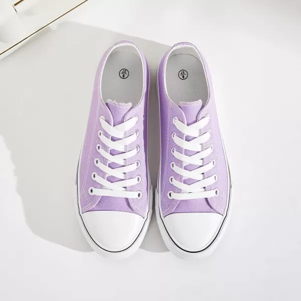 FRACORA Womens White Canvas Sneakers Low Top Canvas Shoes for Men Fashion Unisex Sneakers