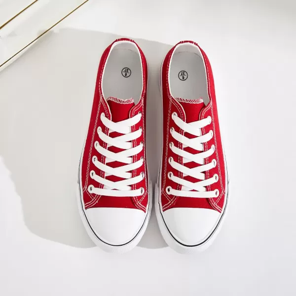 FRACORA Womens White Canvas Sneakers Low Top Canvas Shoes for Men Fashion Unisex Sneakers
