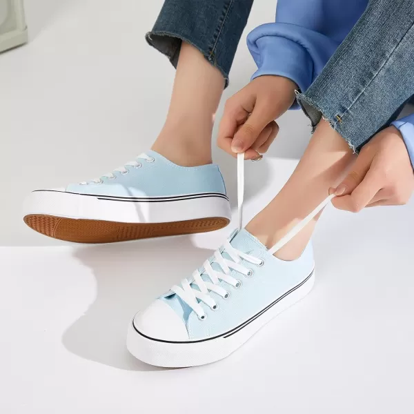 FRACORA Womens White Canvas Sneakers Low Top Canvas Shoes for Men Fashion Unisex Sneakers