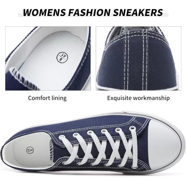 FRACORA Womens White Canvas Sneakers Low Top Canvas Shoes for Men Fashion Unisex Sneakers