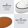 imageFRACORA Womens High Top Canvas Shoes White Black Platform Sneakers Lace Up Shoes for WomenWhiteWhite