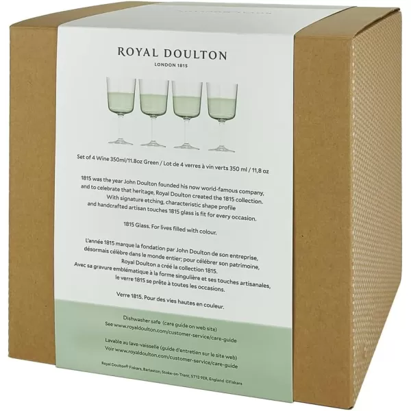 Royal Doulton 1815 Wine Glasses, Set of 4