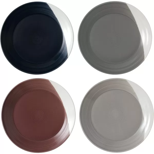 Royal Doulton Bowls Of Plenty Dinner Plate Set of 4, Mixed Colors, 11.3"