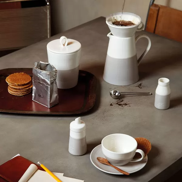 Royal Doulton Coffee Studio Cappuccino Cup &amp; Saucer Set, 1 Count , Gray