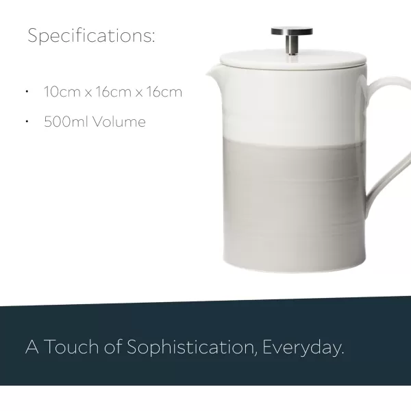 Royal Doulton Coffee Studio French Press, Grey, 50 oz