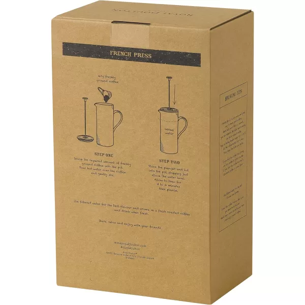 Royal Doulton Coffee Studio French Press, Grey, 50 oz