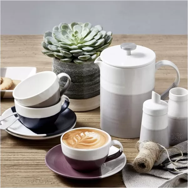 Royal Doulton Coffee Studio French Press, Grey, 50 oz