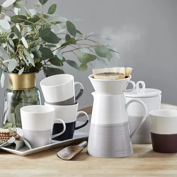 Royal Doulton Coffee Studio Single Pour Over Set, 19 oz, Grey