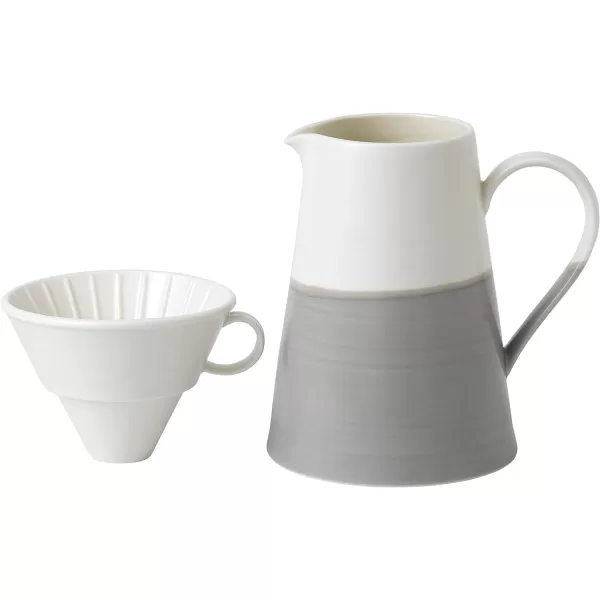 Royal Doulton Coffee Studio Single Pour Over Set, 19 oz, Grey