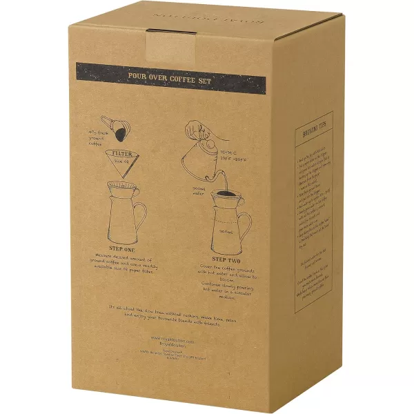 Royal Doulton Coffee Studio Single Pour Over Set, 19 oz, Grey