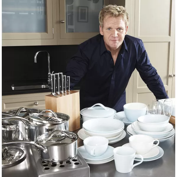 Royal Doulton Exclusively for Gordon Ramsay Maze Blue Salad Plate, 8.8"