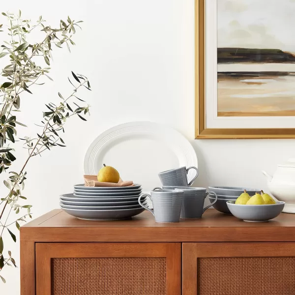 Royal Doulton Exclusively for Gordon Ramsay Maze Dark Grey 16-Piece Dinnerware Set