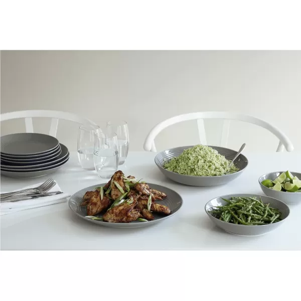 Royal Doulton Exclusively for Gordon Ramsay Maze Dark Grey 16-Piece Dinnerware Set