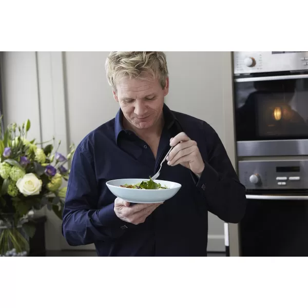 Royal Doulton Exclusively for Gordon Ramsay Maze Dark Grey Open Vegetable Bowl/Pasta Bowl