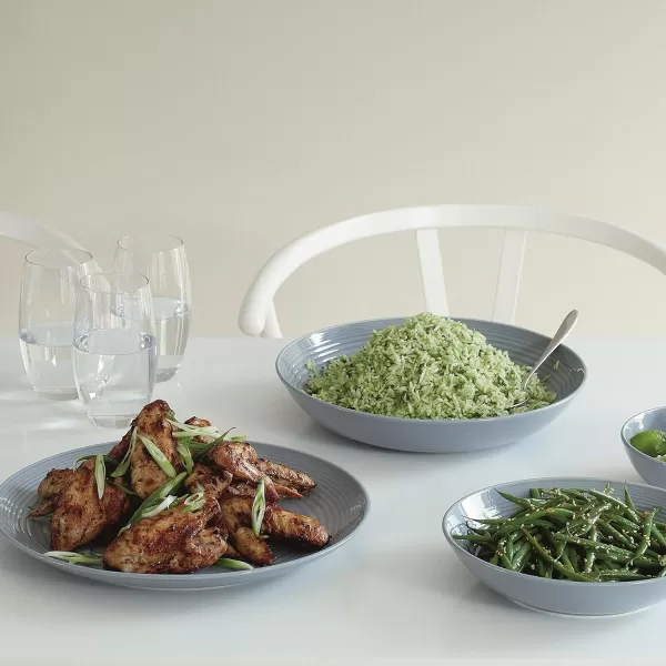 Royal Doulton Exclusively for Gordon Ramsay Maze Dark Grey Open Vegetable Bowl/Pasta Bowl