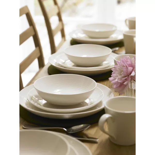 Royal Doulton Exclusively for Gordon Ramsay Maze White Dinner Plate, 11"