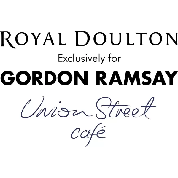 Royal Doulton Exclusively for Gordon Ramsay Union Street Café Blue 16-Piece Set