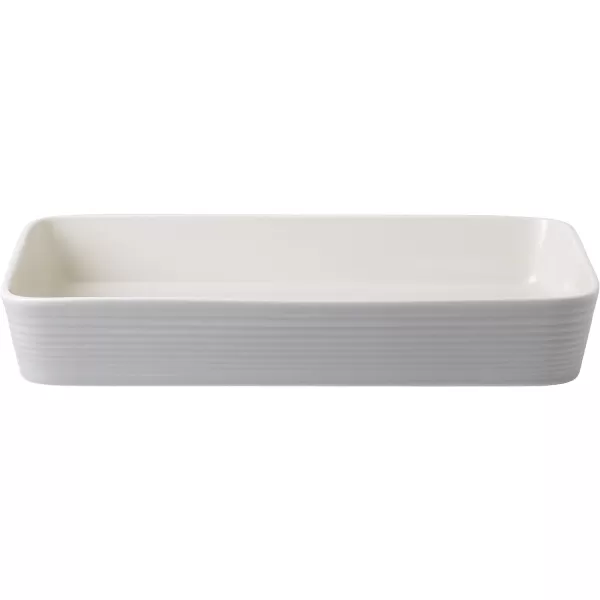 Royal Doulton Gordon Ramsay Maze Ramekin Set of 4 Light Grey, Porcelain, 10cm
