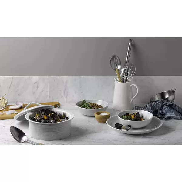 Royal Doulton Gordon Ramsay Maze Ramekin Set of 4 Light Grey, Porcelain, 10cm