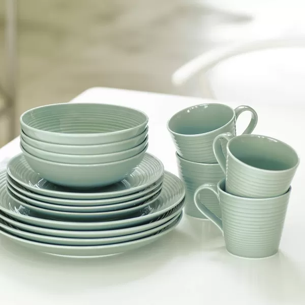 Royal Doulton Maze Oval Platter 32cm Light Grey