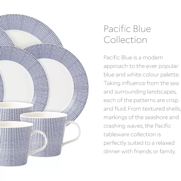 Royal Doulton Pacific Rectangular Serving Tray, Blue