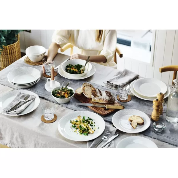 Royal Doulton Pacific Stone Dots 16-Piece Place Setting, Porcelain, Service for 4, Contemporary Casual