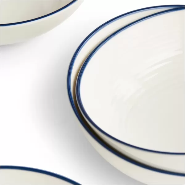 Royal Doulton exclusively for Gordon Ramsay Maze Denim Line Dinner Plates Set of 4