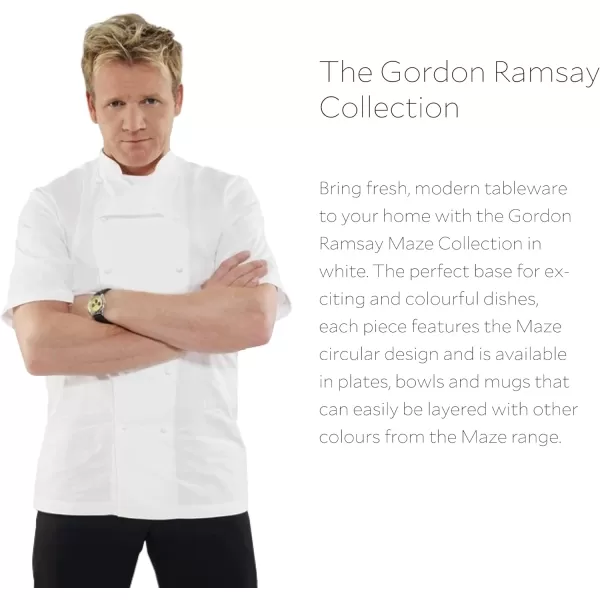 Royal Doulton exclusively for Gordon Ramsay Maze Denim Line Dinner Plates Set of 4