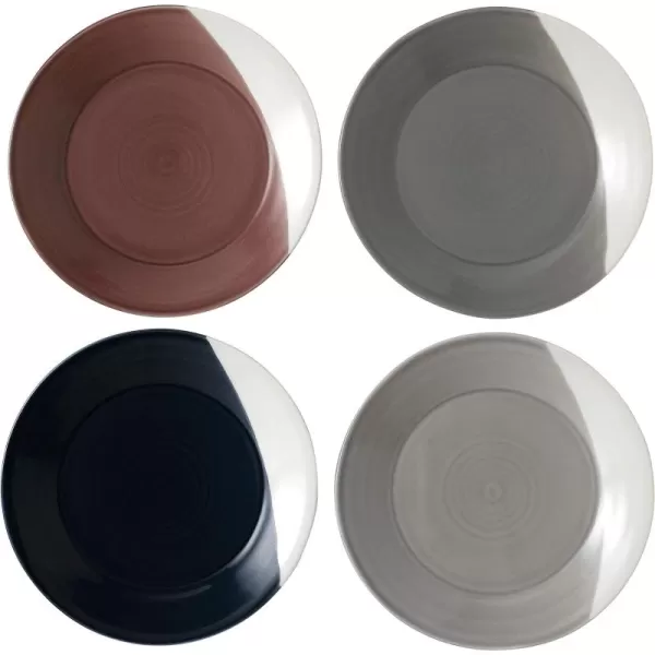 Royal Doulton Bowls Of Plenty Dinner Plate Set of 4, Mixed Colors, 11.3"
