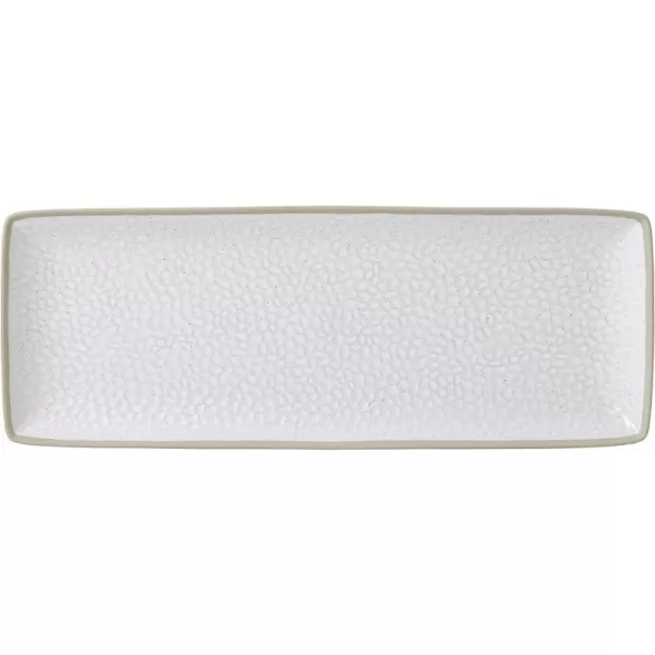 Royal Doulton Exclusively for Gordon Ramsay Maze Grill White Serving Platter Hammer, 15.5"