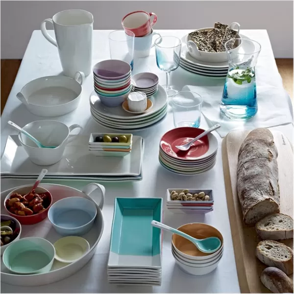 Royal Doulton 1815 Set of 8 Tapas Plate, 6.3", Multicolor
