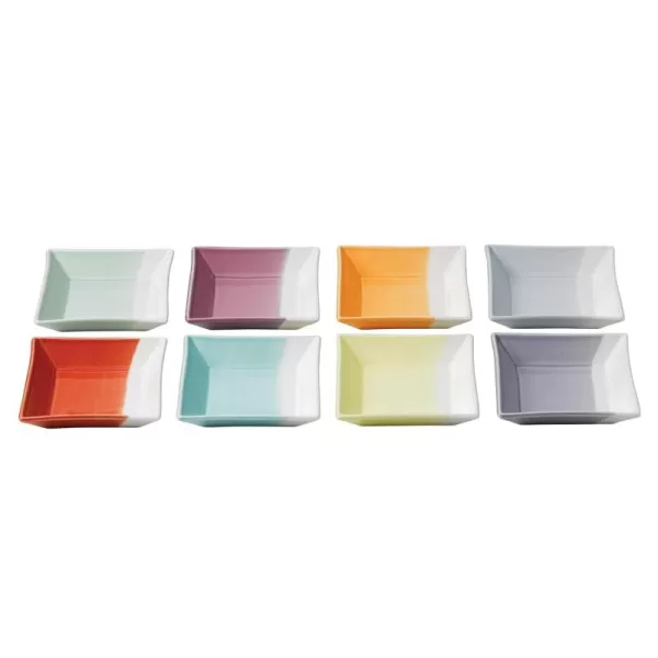 Royal Doulton 1815 Tapas Square Tray, 4.7", Multicolor, Set of 8