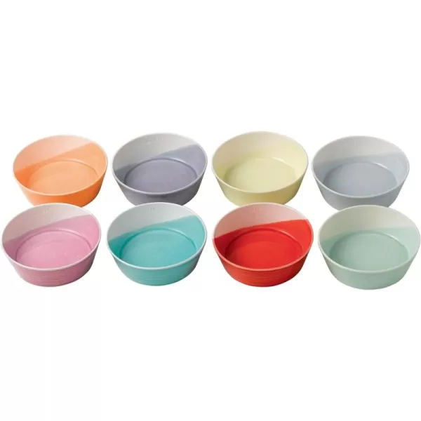 Royal Doulton 1815 Mixed Patterns Tapas Dish Set of 8, 4.75"
