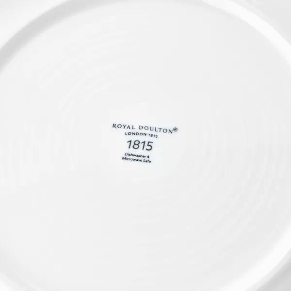 Royal Doulton 1815 Pure 12-Piece Dinnerware Sets, 12pc, White