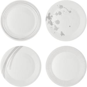 imageRoyal Doulton Pacific Stone 11quot Assorted Set of 4 Dinner Plates 11in Multi
