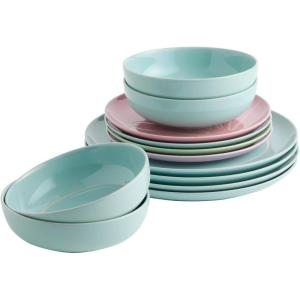 imageTilly Ramsay Dinnerware Set Mixed 12 Pieces