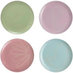 imageTilly Ramsay Salad Plate 21cm 83in Mixed Set of 4