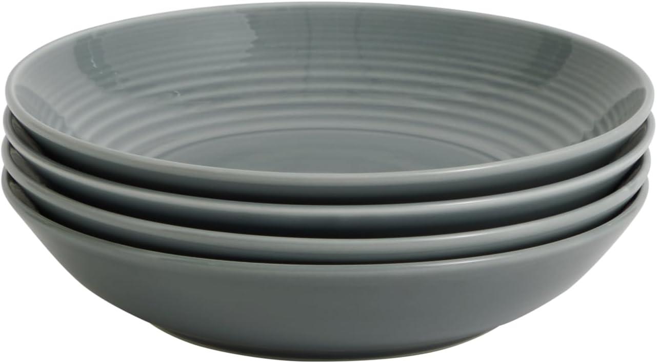 imageRoyal Doulton Exclusively for Gordon Ramsay Maze Dark Grey Pasta Bowl Set of 4 95quot