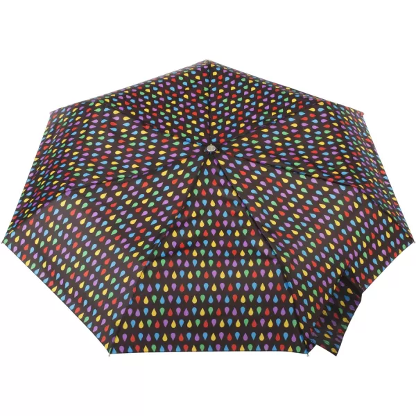 Automatic Eco Open Close Water-Resistant Travel Folding Umbrella with Sun Protection