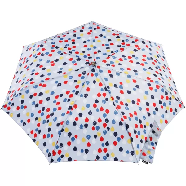 Automatic Eco Open Close Water-Resistant Travel Folding Umbrella with Sun Protection