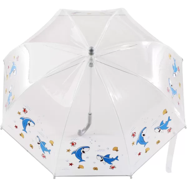 Totes Adults and Kids Clear Bubble Umbrella with Dome Canopy, Lightweight Design, Wind and Rain Protection Umbrella