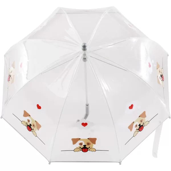 Totes Adults and Kids Clear Bubble Umbrella with Dome Canopy, Lightweight Design, Wind and Rain Protection Umbrella