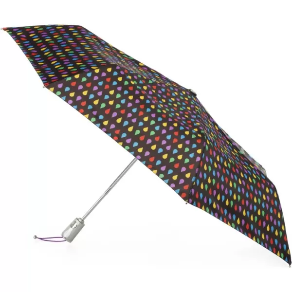 Automatic Eco Open Close Water-Resistant Travel Folding Umbrella with Sun Protection