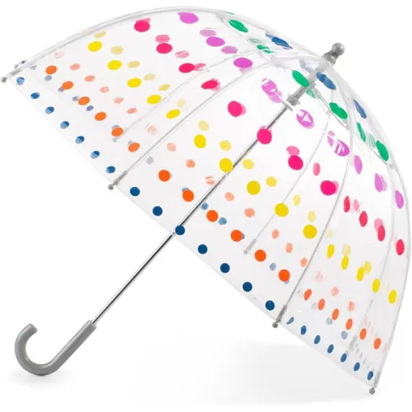 Totes Adults and Kids Clear Bubble Umbrella with Dome Canopy, Lightweight Design, Wind and Rain Protection Umbrella