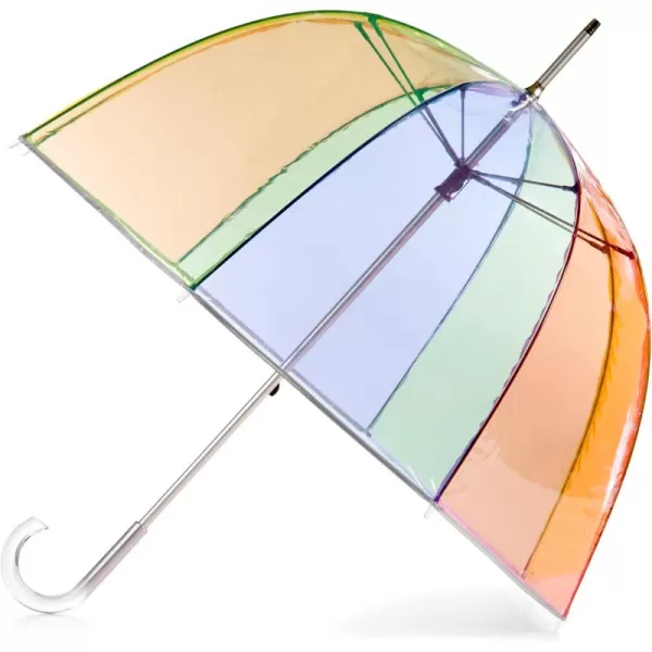 Totes Adults and Kids Clear Bubble Umbrella with Dome Canopy, Lightweight Design, Wind and Rain Protection Umbrella