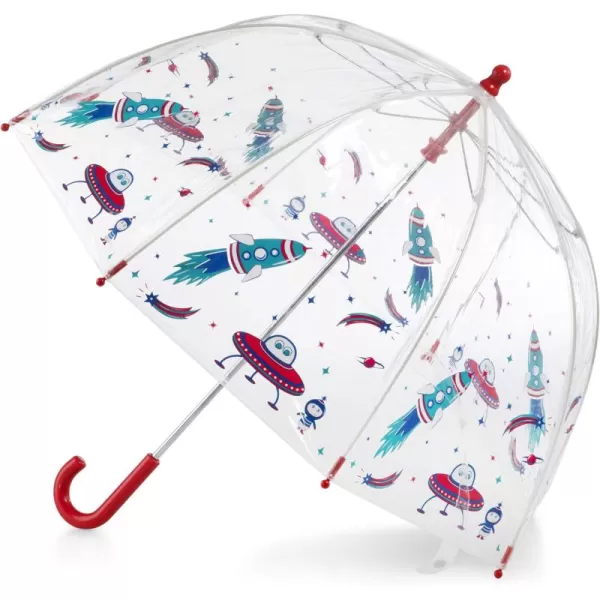 Totes Adults and Kids Clear Bubble Umbrella with Dome Canopy, Lightweight Design, Wind and Rain Protection Umbrella