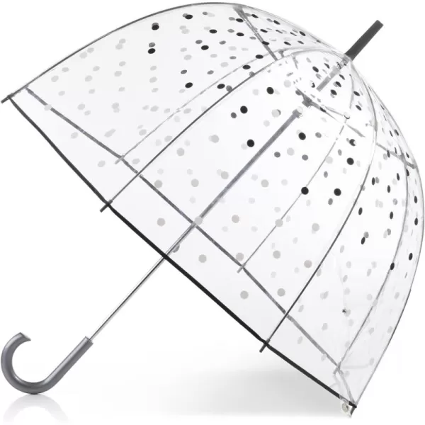 Totes Adults and Kids Clear Bubble Umbrella with Dome Canopy, Lightweight Design, Wind and Rain Protection Umbrella