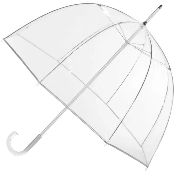 Totes Adults and Kids Clear Bubble Umbrella with Dome Canopy, Lightweight Design, Wind and Rain Protection Umbrella