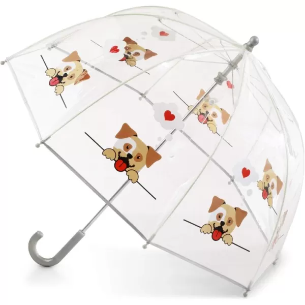 Totes Adults and Kids Clear Bubble Umbrella with Dome Canopy, Lightweight Design, Wind and Rain Protection Umbrella